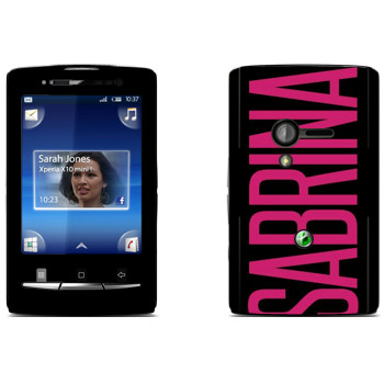   «Sabrina»   Sony Ericsson X10 Xperia Mini