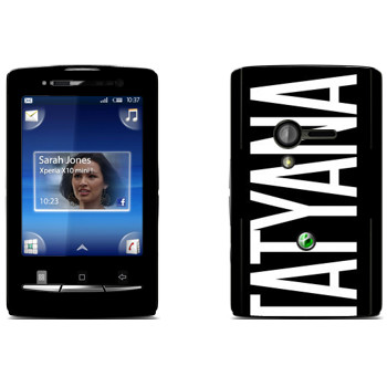   «Tatyana»   Sony Ericsson X10 Xperia Mini