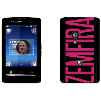   «Zemfira»   Sony Ericsson X10 Xperia Mini