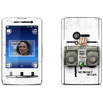   « - No music? No life.»   Sony Ericsson X10 Xperia Mini