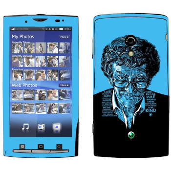   «Kurt Vonnegut : Got to be kind»   Sony Ericsson X10 Xperia