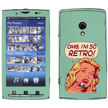   «OMG I'm So retro»   Sony Ericsson X10 Xperia