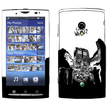   «Police box - Doctor Who»   Sony Ericsson X10 Xperia