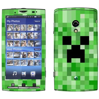   «Creeper face - Minecraft»   Sony Ericsson X10 Xperia
