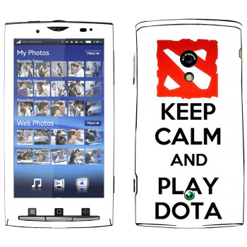   «Keep calm and Play DOTA»   Sony Ericsson X10 Xperia