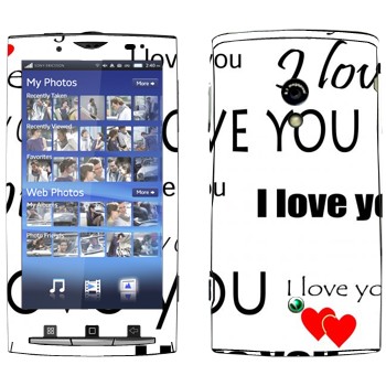  «I Love You -   »   Sony Ericsson X10 Xperia