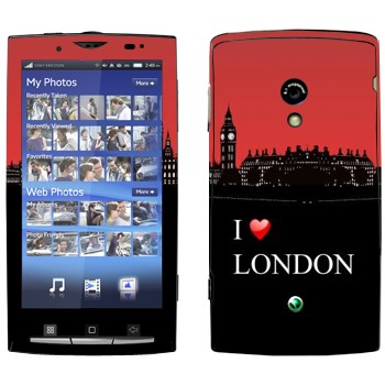   «I love London»   Sony Ericsson X10 Xperia