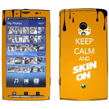   «Keep calm and Skinon»   Sony Ericsson X10 Xperia