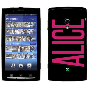   «Alice»   Sony Ericsson X10 Xperia