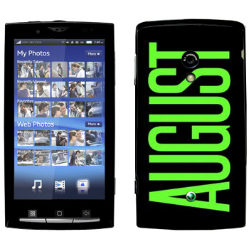   «August»   Sony Ericsson X10 Xperia