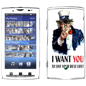   « : I want you!»   Sony Ericsson X10 Xperia