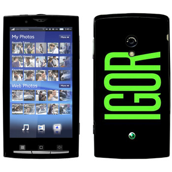   «Igor»   Sony Ericsson X10 Xperia