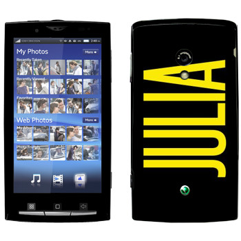   «Julia»   Sony Ericsson X10 Xperia