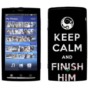   «Keep calm and Finish him Mortal Kombat»   Sony Ericsson X10 Xperia