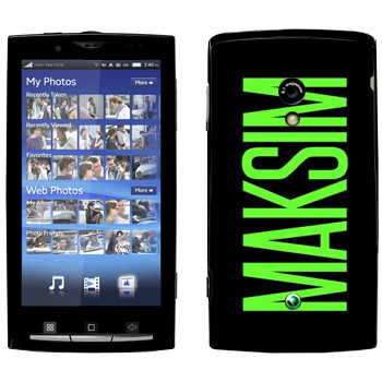   «Maksim»   Sony Ericsson X10 Xperia