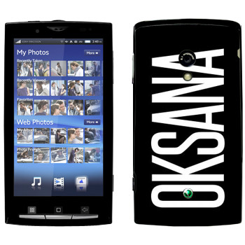   «Oksana»   Sony Ericsson X10 Xperia