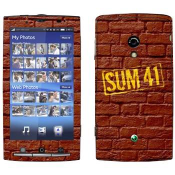   «- Sum 41»   Sony Ericsson X10 Xperia
