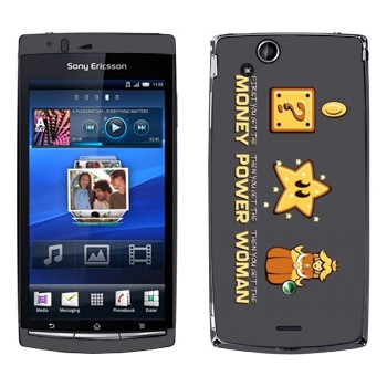   «Super Mario : Money, power, woman»   Sony Ericsson X12 Xperia Arc (Anzu)