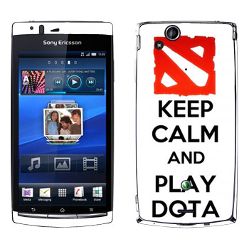   «Keep calm and Play DOTA»   Sony Ericsson X12 Xperia Arc (Anzu)