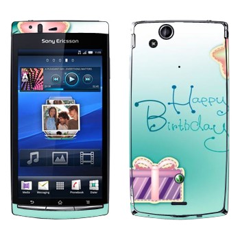   «Happy birthday»   Sony Ericsson X12 Xperia Arc (Anzu)