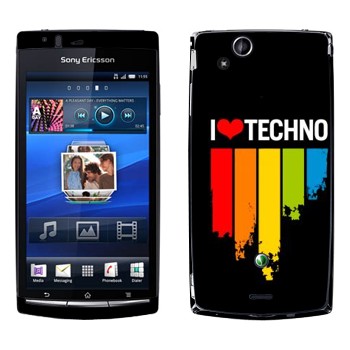   «I love techno»   Sony Ericsson X12 Xperia Arc (Anzu)