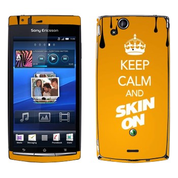   «Keep calm and Skinon»   Sony Ericsson X12 Xperia Arc (Anzu)