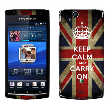   «Keep calm and carry on»   Sony Ericsson X12 Xperia Arc (Anzu)