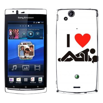   « I love sex»   Sony Ericsson X12 Xperia Arc (Anzu)