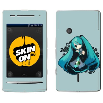   «Hatsune Miku - Vocaloid»   Sony Ericsson X8 Xperia