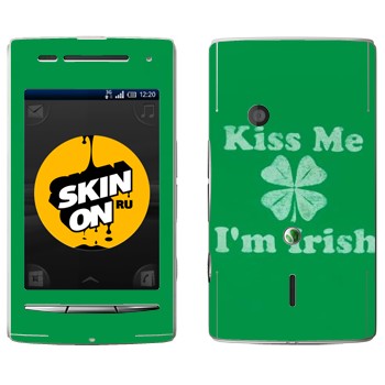   «Kiss me - I'm Irish»   Sony Ericsson X8 Xperia