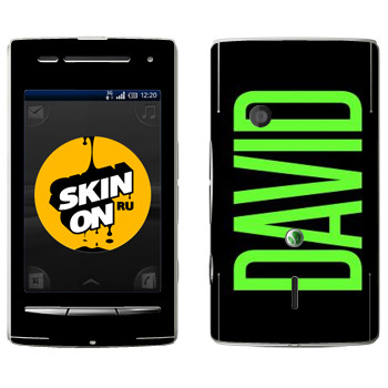   «David»   Sony Ericsson X8 Xperia