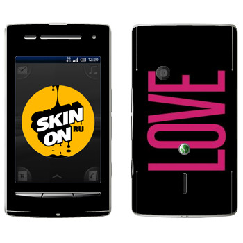   «Love»   Sony Ericsson X8 Xperia
