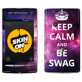   «Keep Calm and be SWAG»   Sony Ericsson X8 Xperia