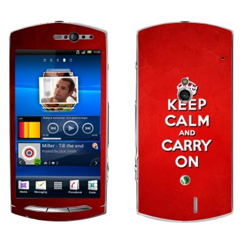   «Keep calm and carry on - »   Sony Ericsson Xperia Neo/Neo V