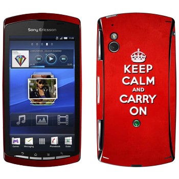   «Keep calm and carry on - »   Sony Ericsson Xperia Play