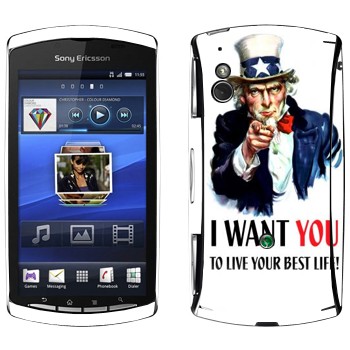   « : I want you!»   Sony Ericsson Xperia Play