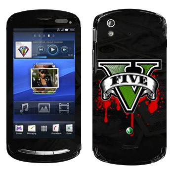   «GTA 5 - logo blood»   Sony Ericsson Xperia Pro