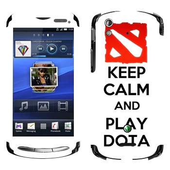   «Keep calm and Play DOTA»   Sony Ericsson Xperia Pro