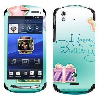   «Happy birthday»   Sony Ericsson Xperia Pro