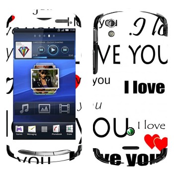   «I Love You -   »   Sony Ericsson Xperia Pro