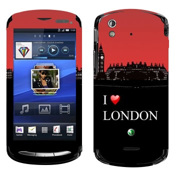   «I love London»   Sony Ericsson Xperia Pro