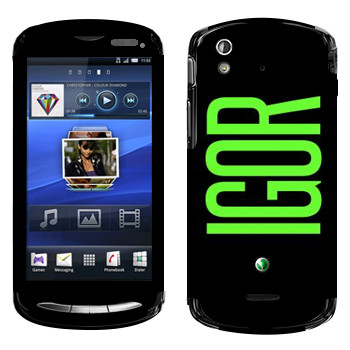   «Igor»   Sony Ericsson Xperia Pro
