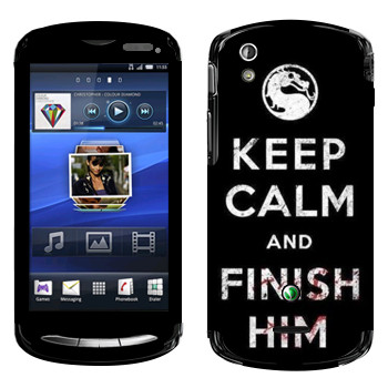   «Keep calm and Finish him Mortal Kombat»   Sony Ericsson Xperia Pro