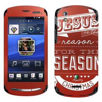   «Jesus is the reason for the season»   Sony Ericsson Xperia Pro