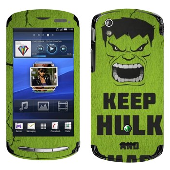   «Keep Hulk and»   Sony Ericsson Xperia Pro