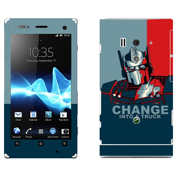   « : Change into a truck»   Sony Xperia Acro S