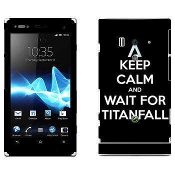   «Keep Calm and Wait For Titanfall»   Sony Xperia Acro S