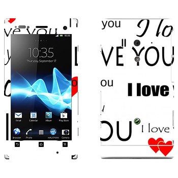  «I Love You -   »   Sony Xperia Acro S