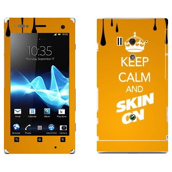   «Keep calm and Skinon»   Sony Xperia Acro S