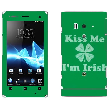   «Kiss me - I'm Irish»   Sony Xperia Acro S